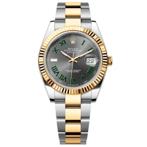 Replica Swiss Rolex Datejust 41 Yellow Gold & Black Dial
