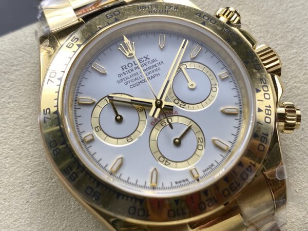 Replica Swiss Rolex Cosmograph Daytona Yellow Gold &Amp; Black Dial