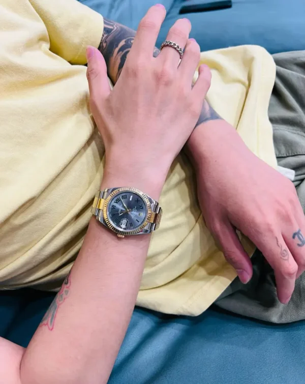 Replica Swiss Rolex Datejust 41 Yellow Gold &Amp; Black Dial 5 Replica Swiss Rolex Datejust 41 Yellow Gold &Amp; Black Dial