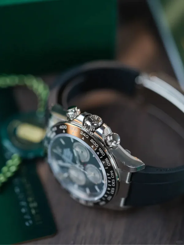 Replica Swiss Rolex Cosmograph Daytona White Gold &Amp; Steel Dial Oysterflex