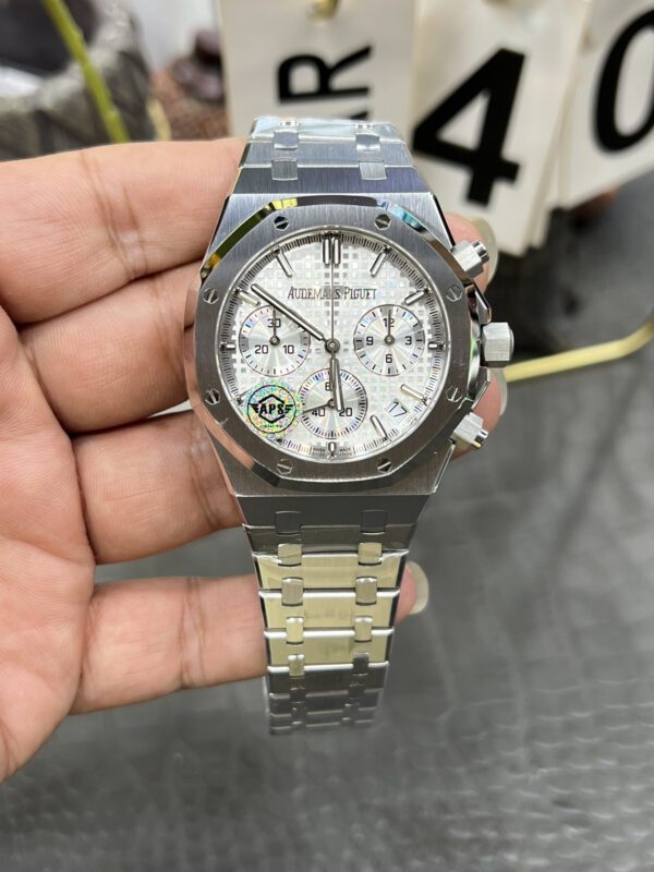 Replica Swiss Audemars Piguet Royal Oak Chronograph Steel &Amp; Black Dial 41Mm