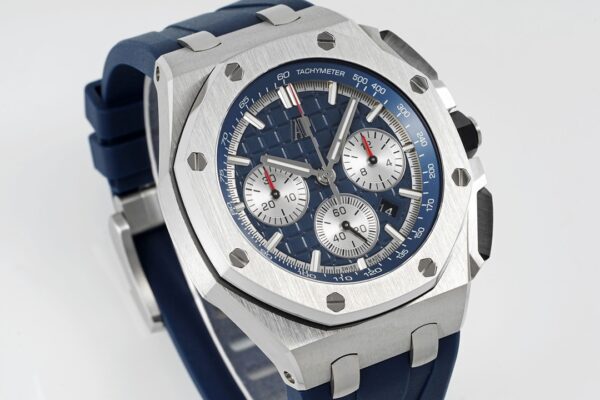 Replica Swiss Audemars Piguet Royal Oak Offshore Titanium &Amp; Blue Dial 43Mm