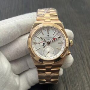 Vacheron Constantin 7900V Overseas Dual Time 18K Rose Gold Silver Dial 2024