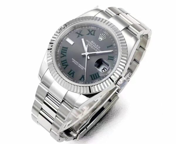 Rolex Datejust 41Mm Stainless Steel 126334 Gro Wimbledon