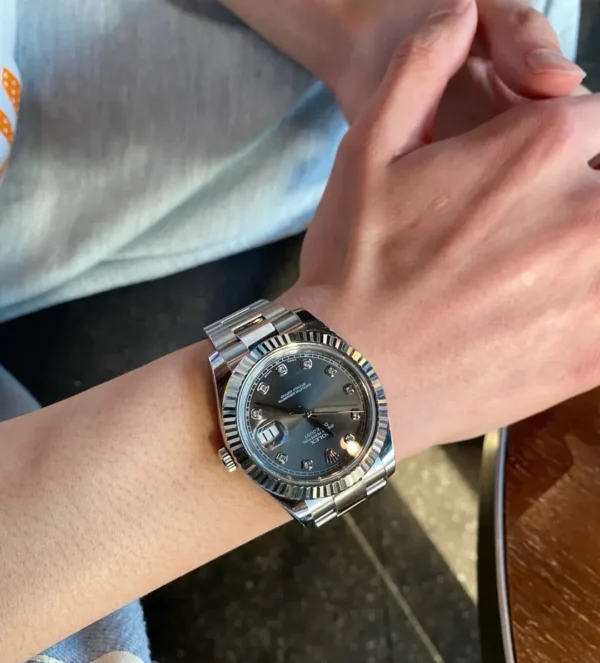 Replica Swiss Rolex Datejust 41 Silver Dial &Amp; Steel 14 Replica Swiss Rolex Datejust 41 Silver Dial &Amp; Steel