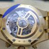Replica Swiss Audemars Piguet Royal Oak Chronograph Yellow Gold & Smoked Champagne Dial 41mm