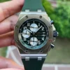 Replica Swiss AP Royal Oak Offshore Chronograph Titanium Green Dial 42mm