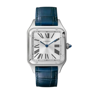 Replica Swiss Cartier Santos-Dumont Large Blue Strap 43.5mm
