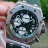 Replica Swiss AP Royal Oak Offshore Chronograph Titanium Green Dial 42mm