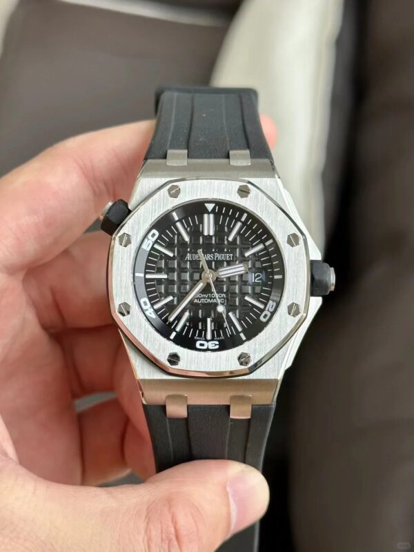 Replica Swiss Ap Royal Oak Offshore Steel Black Dial 42Mm