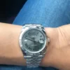 Rolex Datejust 41mm Stainless Steel 126334 GRO Wimbledon