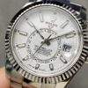 Replica Swiss Rolex Sky-Dweller Oyster 42mm Silver & Blue