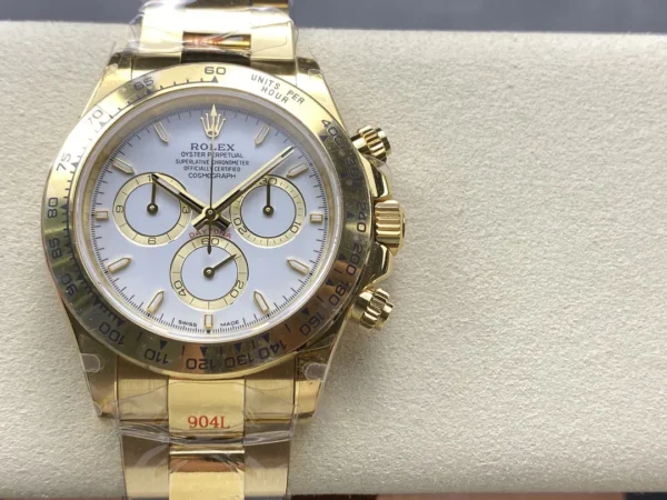 Replica Swiss Rolex Cosmograph Daytona Yellow Gold &Amp; Black Dial