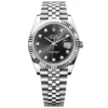 Replica Swiss Rolex Datejust 41 Black Dial & Steel
