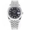 Replica Swiss Rolex Datejust 41 Black Dial & Steel
