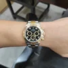 Replica Swiss Rolex Cosmograph Daytona Two-Tone Gold & Black Dial