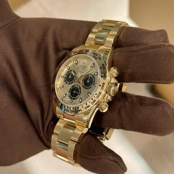 Replica Swiss Rolex Cosmograph Daytona Yellow Gold &Amp; Green Dial