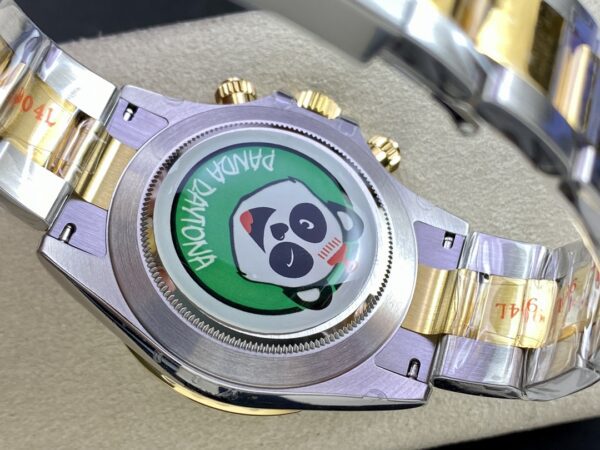 Replica Swiss Rolex Cosmograph Daytona Two-Tone Gold &Amp; Black Dial