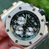 Replica Swiss AP Royal Oak Offshore Chronograph Titanium Green Dial 42mm