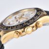 Replica Swiss Rolex Cosmograph Daytona Yellow Gold & Black Dial Oysterflex