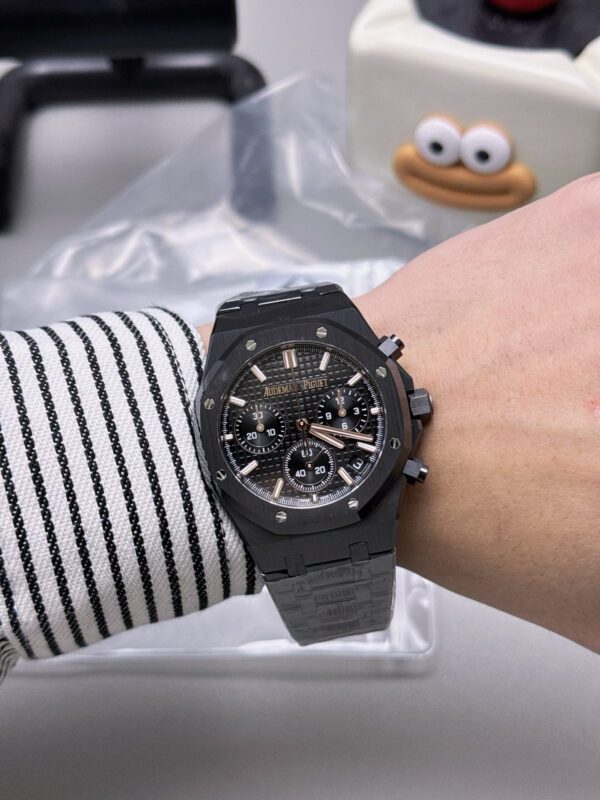 Replica Swiss Audemars Piguet Royal Oak Chronograph Black Ceramic &Amp; Black Dial 41Mm