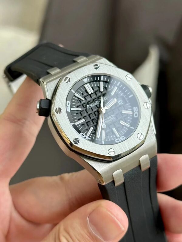 Replica Swiss Ap Royal Oak Offshore Steel Black Dial 42Mm