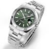 Replica Swiss Rolex Datejust 41 Green Dial & Steel