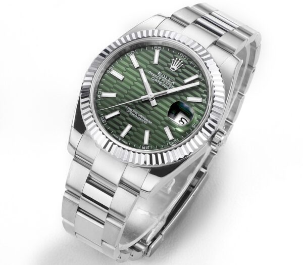 Replica Swiss Rolex Datejust 41 Blue Dial &Amp; Steel 3 Replica Swiss Rolex Datejust 41 Green Dial &Amp; Steel