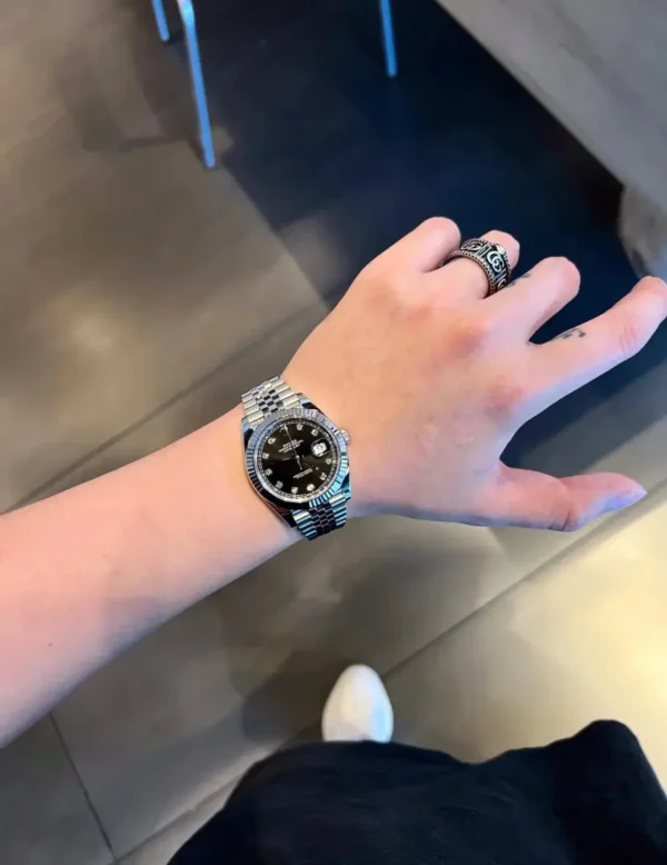 Replica Swiss Rolex Datejust 41 Black Dial &Amp; Steel 14 Replica Swiss Rolex Datejust 41 Black Dial &Amp; Steel