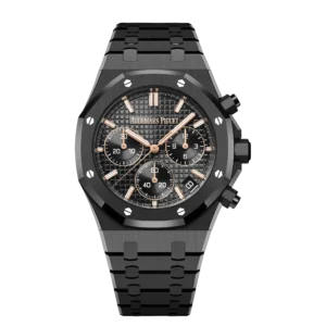 Replica Swiss Audemars Piguet Royal Oak Chronograph Black Ceramic & Black Dial 41mm