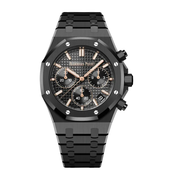 Replica Swiss Audemars Piguet Royal Oak Chronograph Black Ceramic &Amp; Black Dial 41Mm