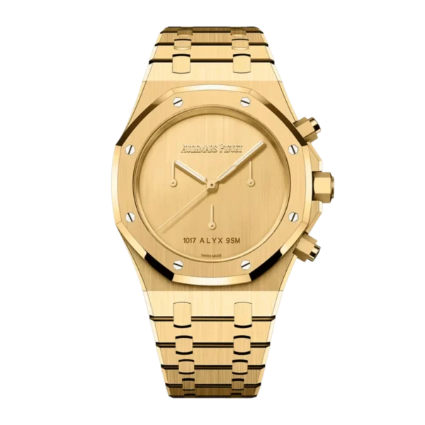 Replica Swiss Ap Royal Oak Chronograph Yellow Gold 1017 Alyx 9Sm