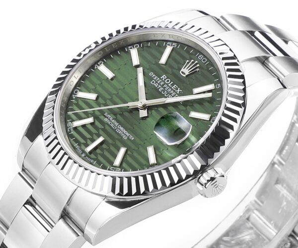 Replica Swiss Rolex Datejust 41 Blue Dial &Amp; Steel 4 Replica Swiss Rolex Datejust 41 Green Dial &Amp; Steel