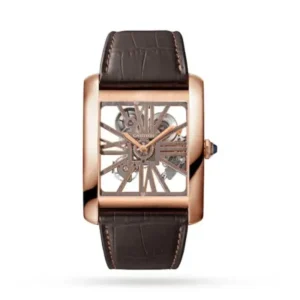 Replica Cartier Tank MC Men Automatic Leather Strap