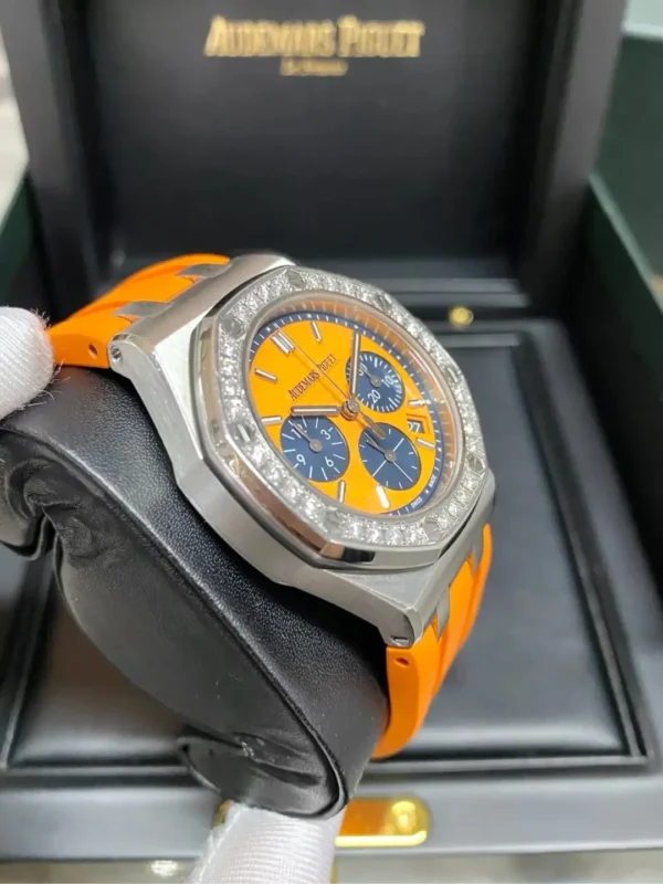 Replica Ap Royal Oak Offshore Chronograph Steel Orange Dial
