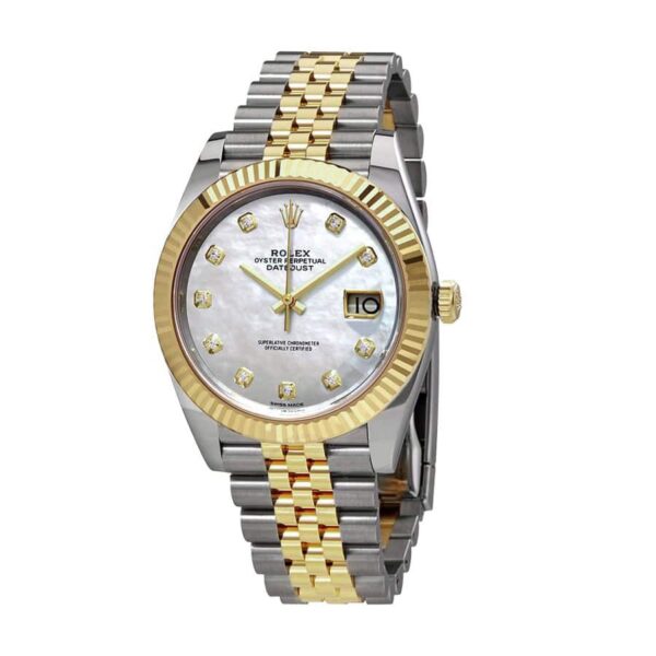 Replica Swiss Rolex Datejust 41 Mother Of Pearl Dial