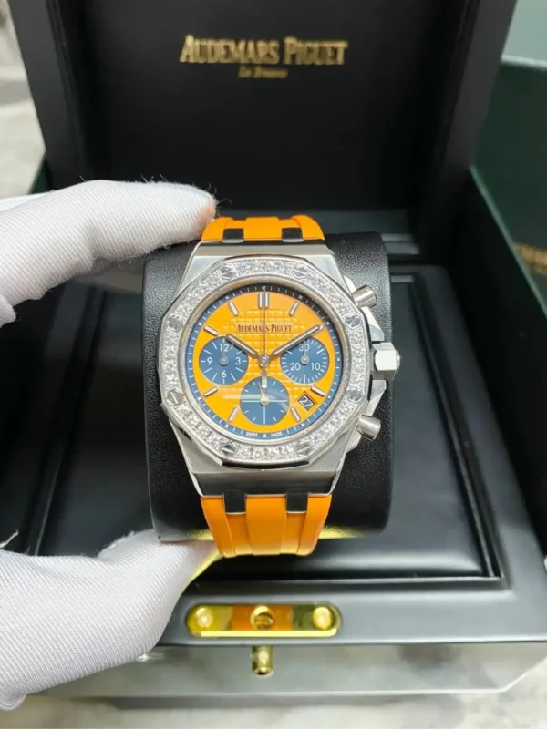 Replica Ap Royal Oak Offshore Chronograph Steel Orange Dial