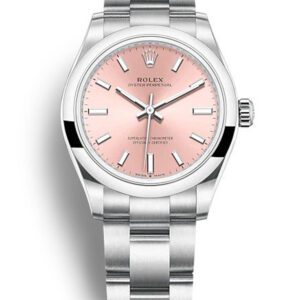 Replica Swiss Rolex Oyster Perpetual Lady 31mm Pink Dial