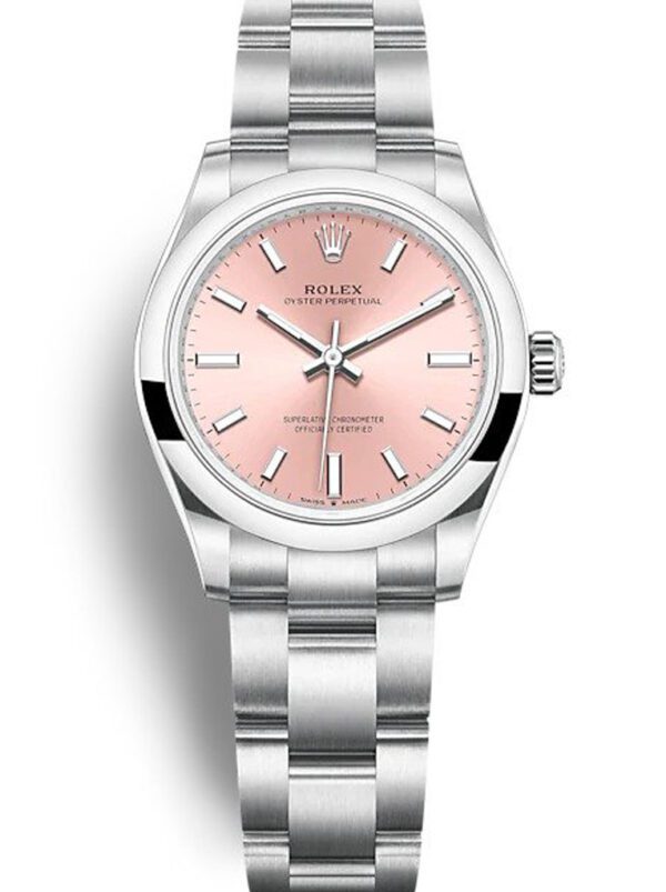 Replica Swiss Rolex Oyster Perpetual Lady 31Mm Pink Dial