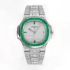 Replica Patek Philippe Nautilus Platinum Green Dial