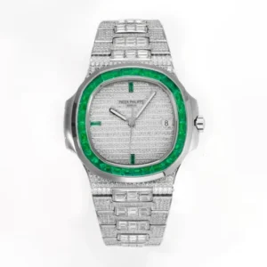 Replica Patek Philippe Nautilus Platinum Green Dial