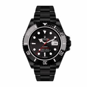 Replica Swiss Rolex Submariner Blaken Black Dial