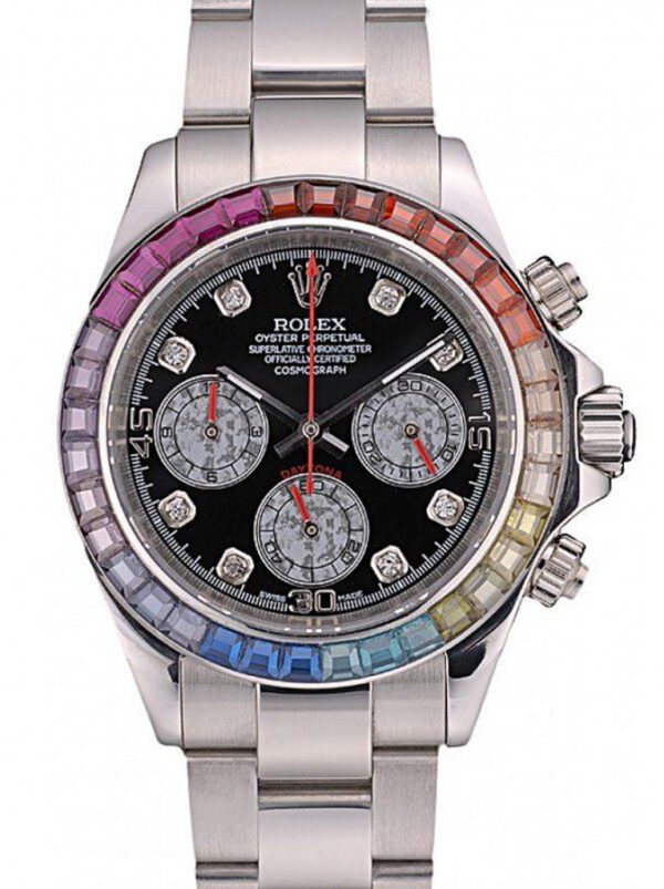 Replica Rolex Cosmograph Daytona Black Dial 39Mm
