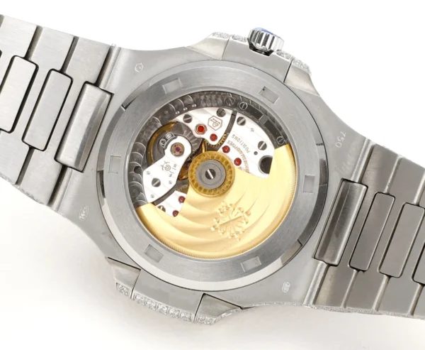 Replica Patek Philippe Nautilus White Gold Ruby Dial