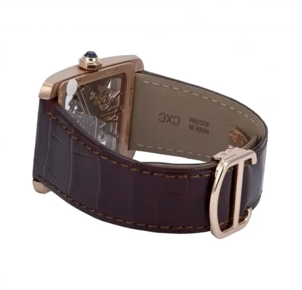 Replica Cartier Tank Mc Men Automatic Leather Strap