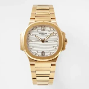 Replica Patek Philippe Nautilus Ladies Gold Dial