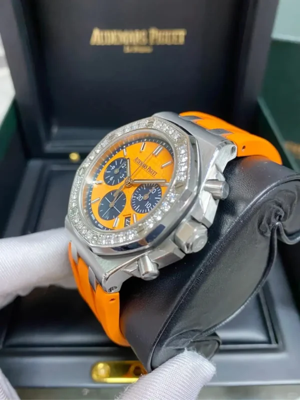 Replica Ap Royal Oak Offshore Chronograph Steel Orange Dial