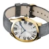 Replica Cartier Drive de Cartier Men Automatic Silver Dial Leather Strap