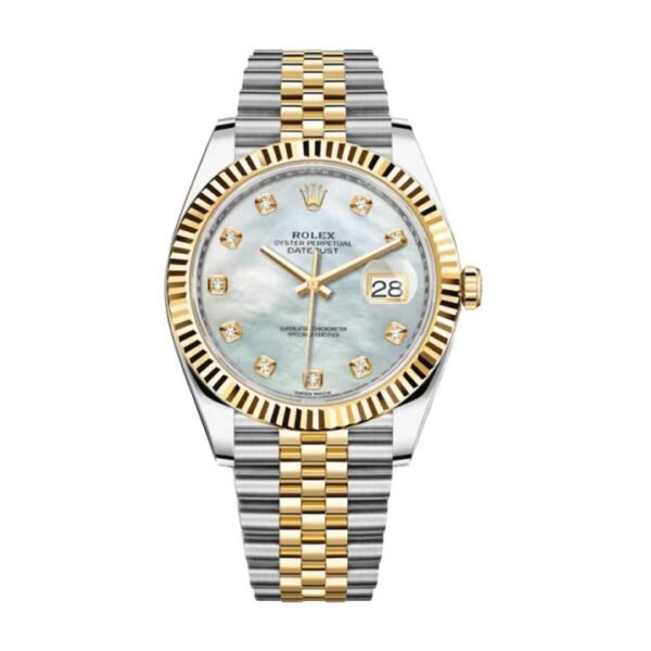 Replica Swiss Rolex Datejust 41 Mother Of Pearl Dial