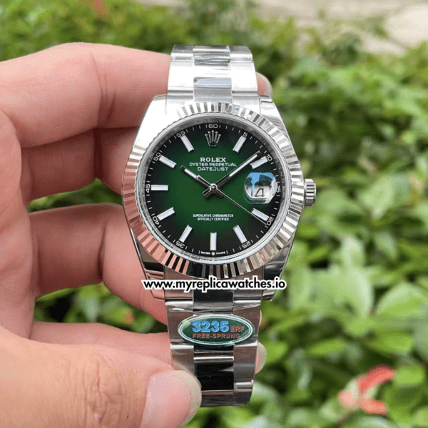 Super Clone Rolex Datejust 41 126334 Stainless Steel Green Ombré Dial Oyster (2026)